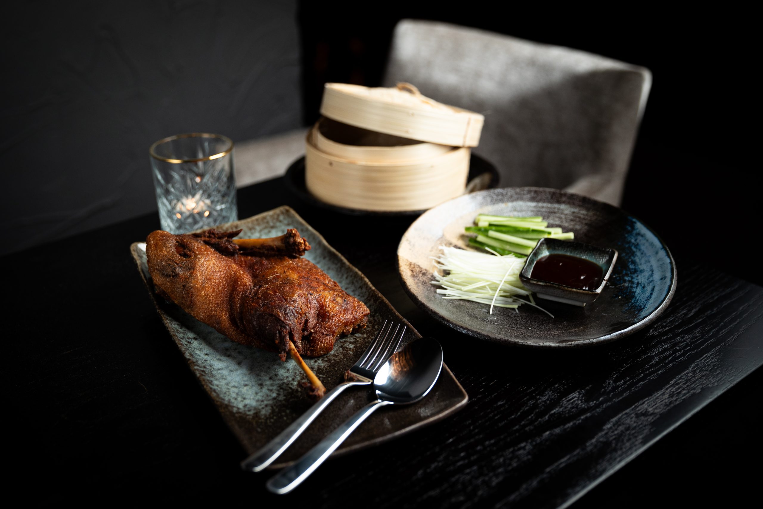Classic Crispy Duck with pancakes